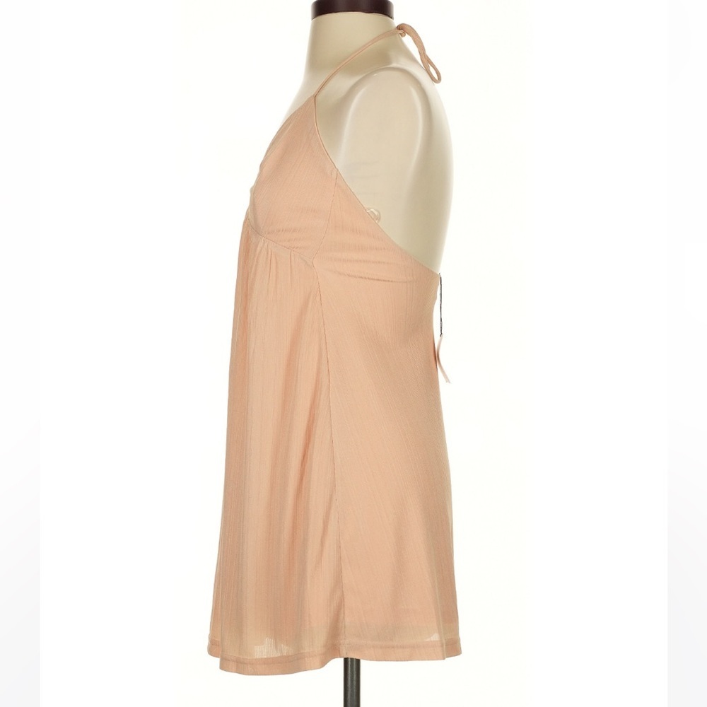 Superdown Margo Halter Shift Dress in Champaign Shimmer NEW - Picture 5 of 5